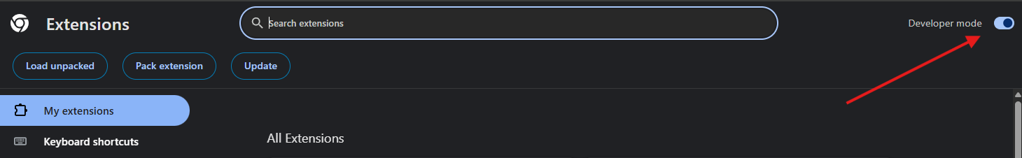 Bat Developer mode